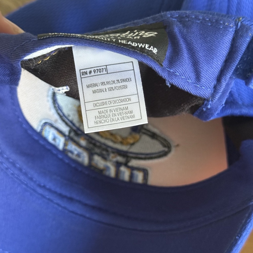 UCSB Santa Barbara Gauchos Dad Hat Baseball Cap Gold Blue Embroidered Logo OSFM - Picture 6 of 11